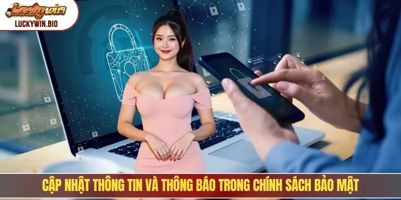 Cập nhật thông tin và thông báo trong chính sách bảo mật